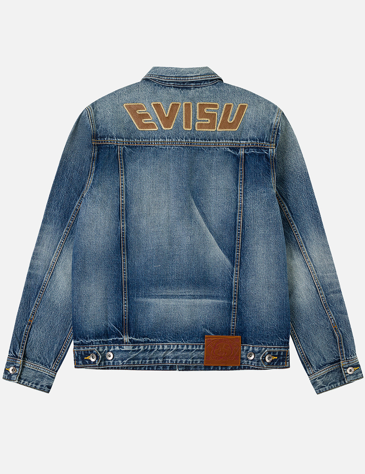 EVISU 海鸥贴布中式牛仔夹克